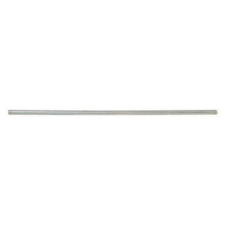 MIDWEST FASTENER Fully Threaded Rod, 6-32, Grade 2, Zinc Plated Finish, 12 PK 76926